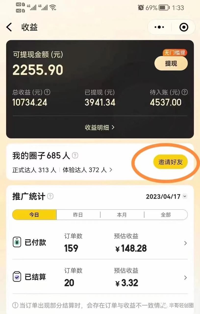 副业赚钱_某团圈圈cps项目，别人收割998的副业项目，详细拆解_副业教程