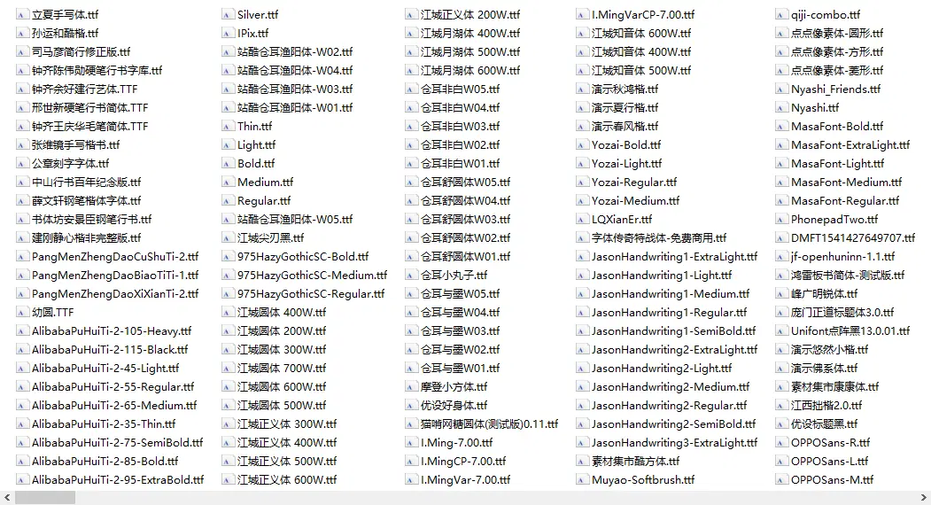 图片[1]-400款免费可商用字体收集-咕噜噜柠檬网