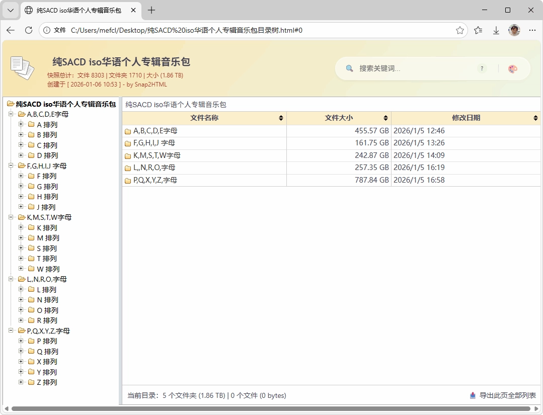 图片[1]-华语个人专辑音乐包 超级音乐光盘 SACD（1.86T）-咕噜噜柠檬网